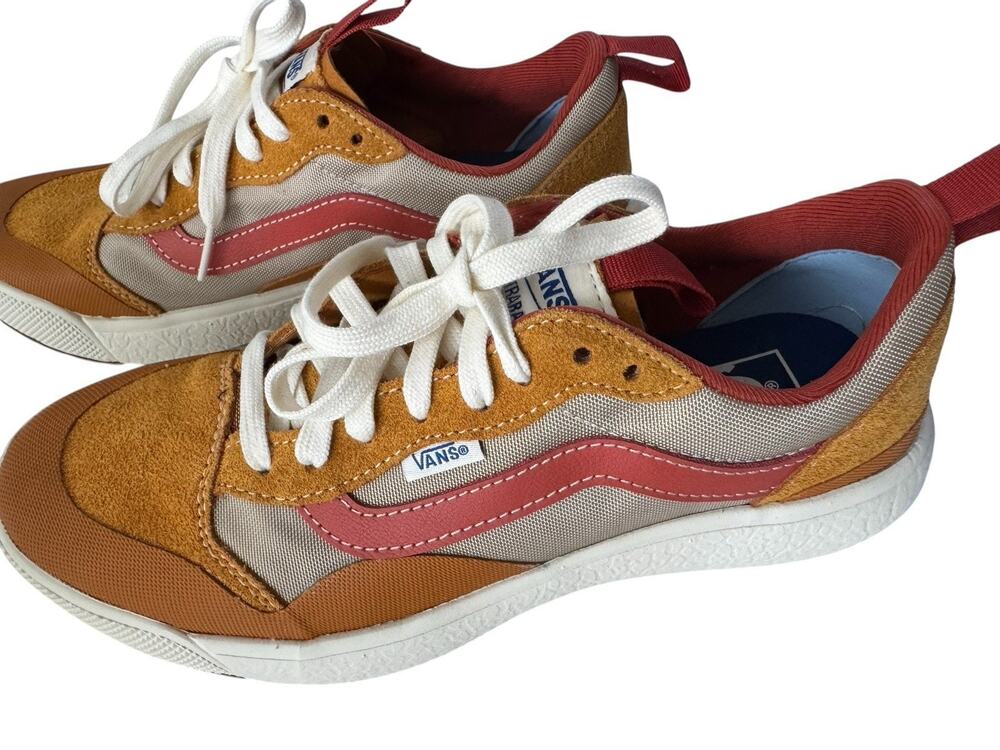 Vans UltraRange EXO SE Skate Shoes Mens 7.5 UltraCush Honey Gold Womens 9 NEW